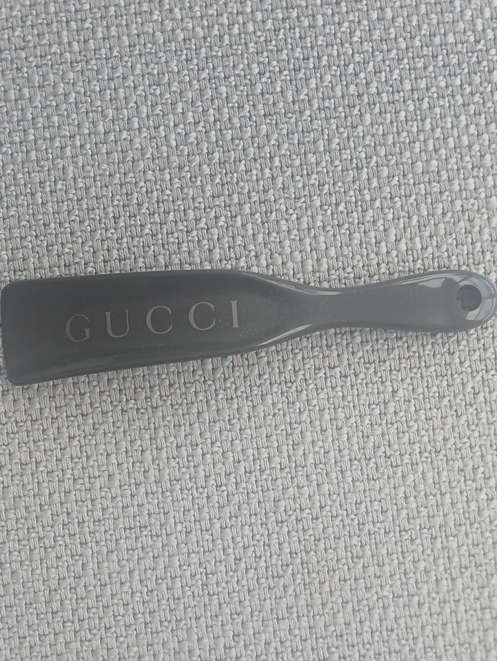 Gucci Black Gloss Shoe Horn with Logo